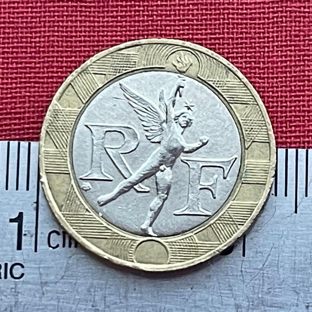 フランス10フラン硬貨：自由の天才、二金属収集品 - Etsy 日本