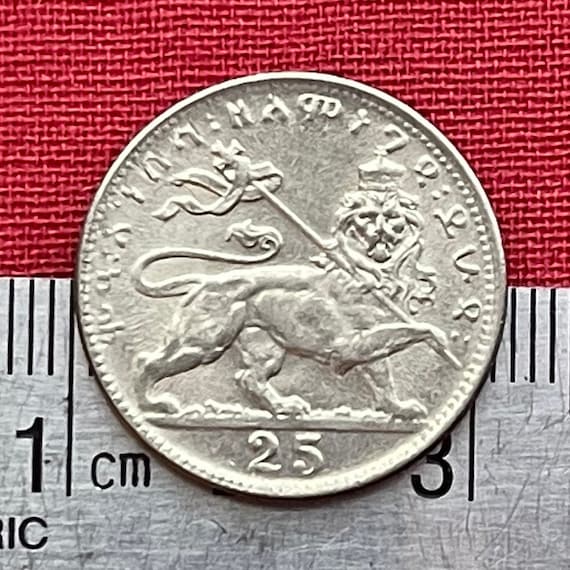 Lion of Judah & Emperor Haile Selassie 25 Matonas Ethiopia
