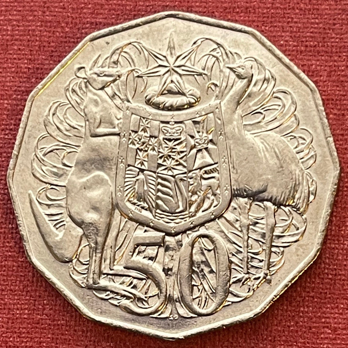 Quick Pick Magic Double Headed Australian 50 Cent Coin – Magic Trick Coin (Heads / Tails On Both Sides)