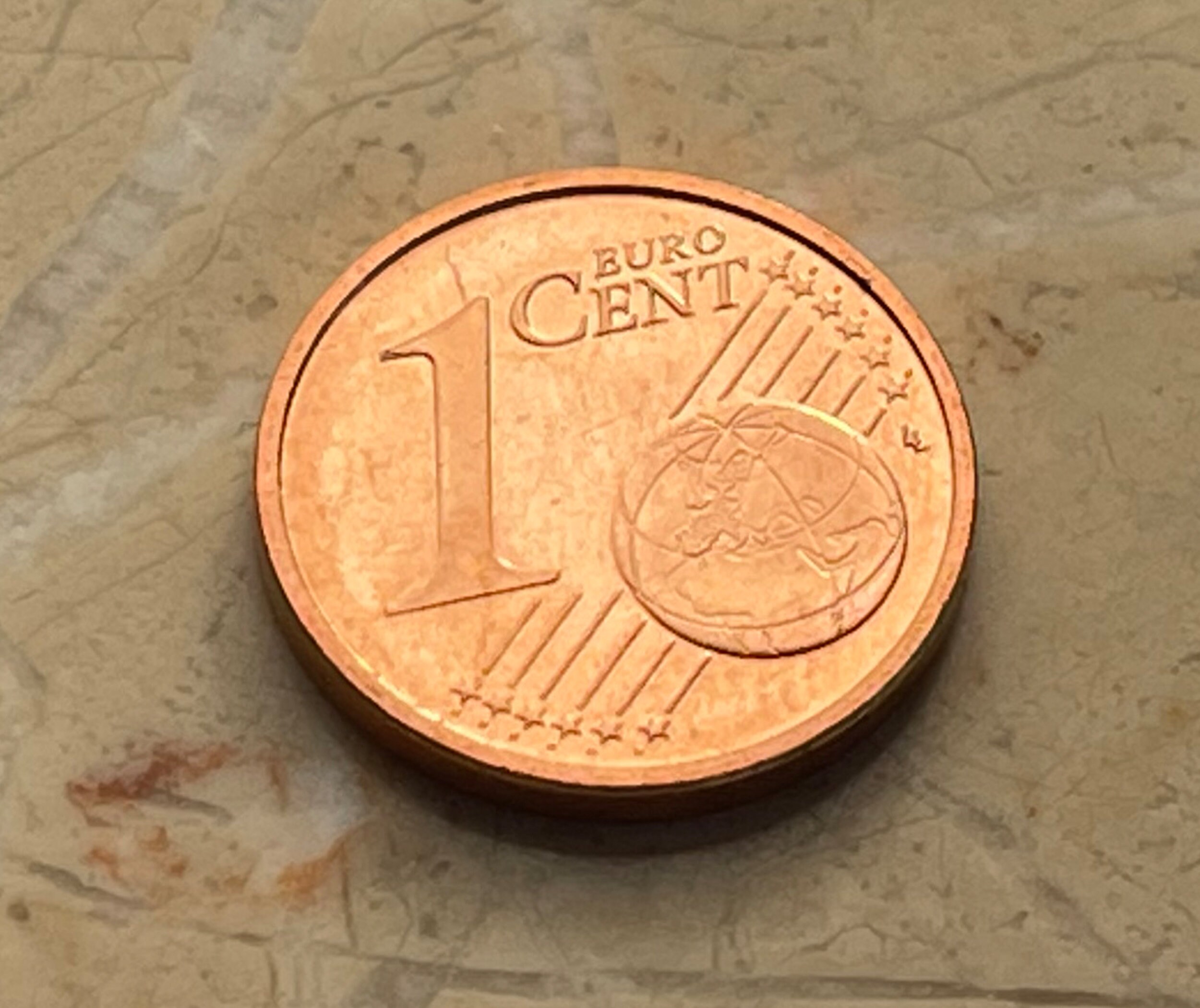 Piece 1 Centime Euro Feuille De Chene Valeur Twig de chêne 1 Euro Cent Allemand Pièce authentique Argent - Etsy France
