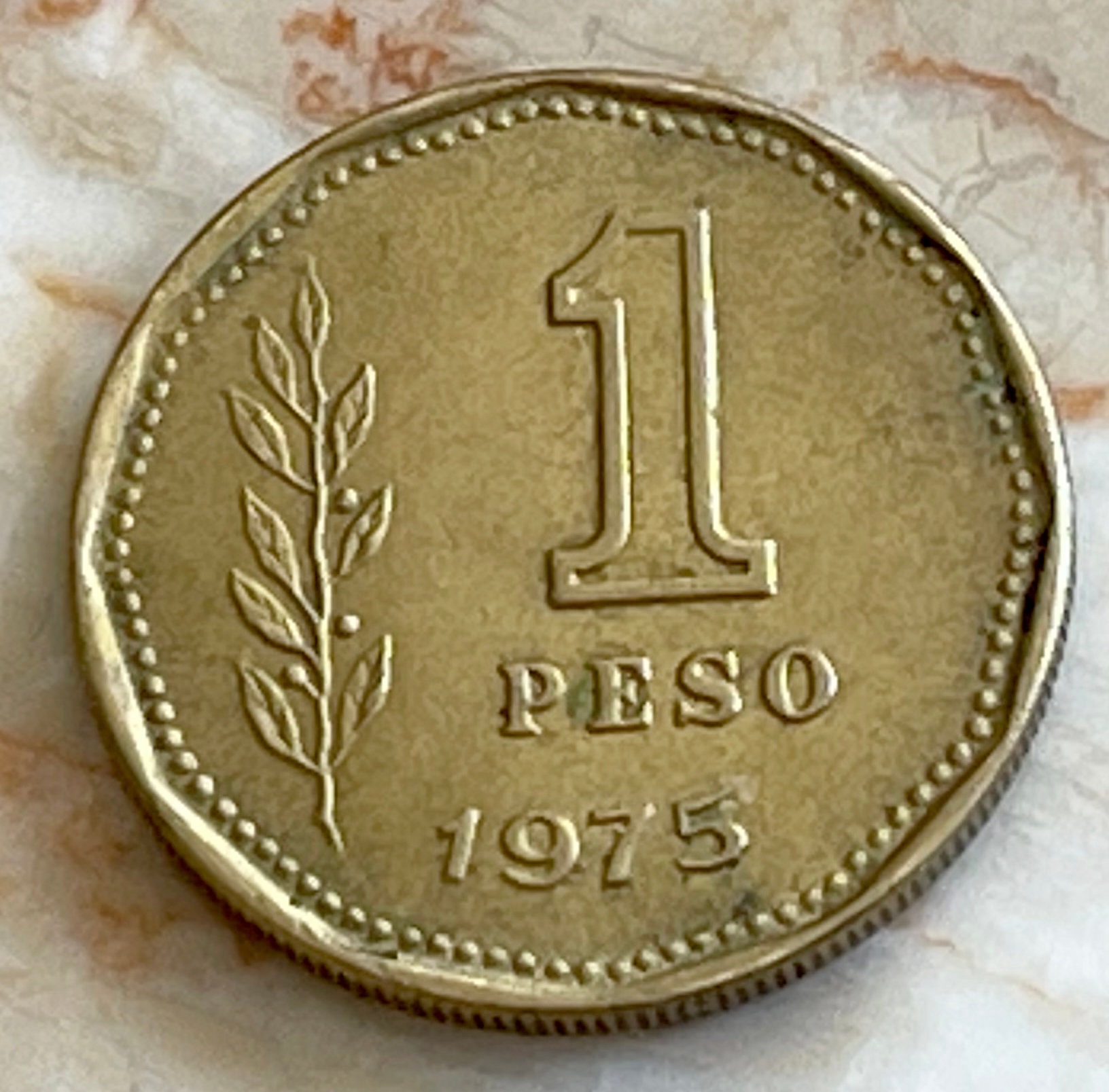 5月の日曜日 アルゼンチン 本物のペソ硬貨 ジュエリーや工芸品
