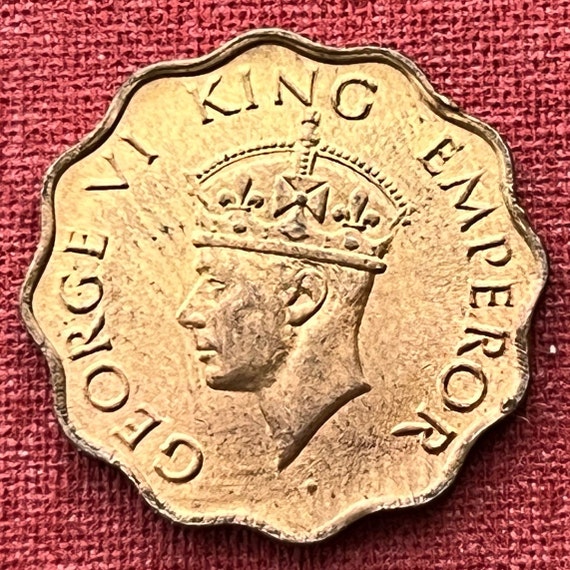 British India Rupee George VI 1944 Silver Coin (Lahore, 44% OFF