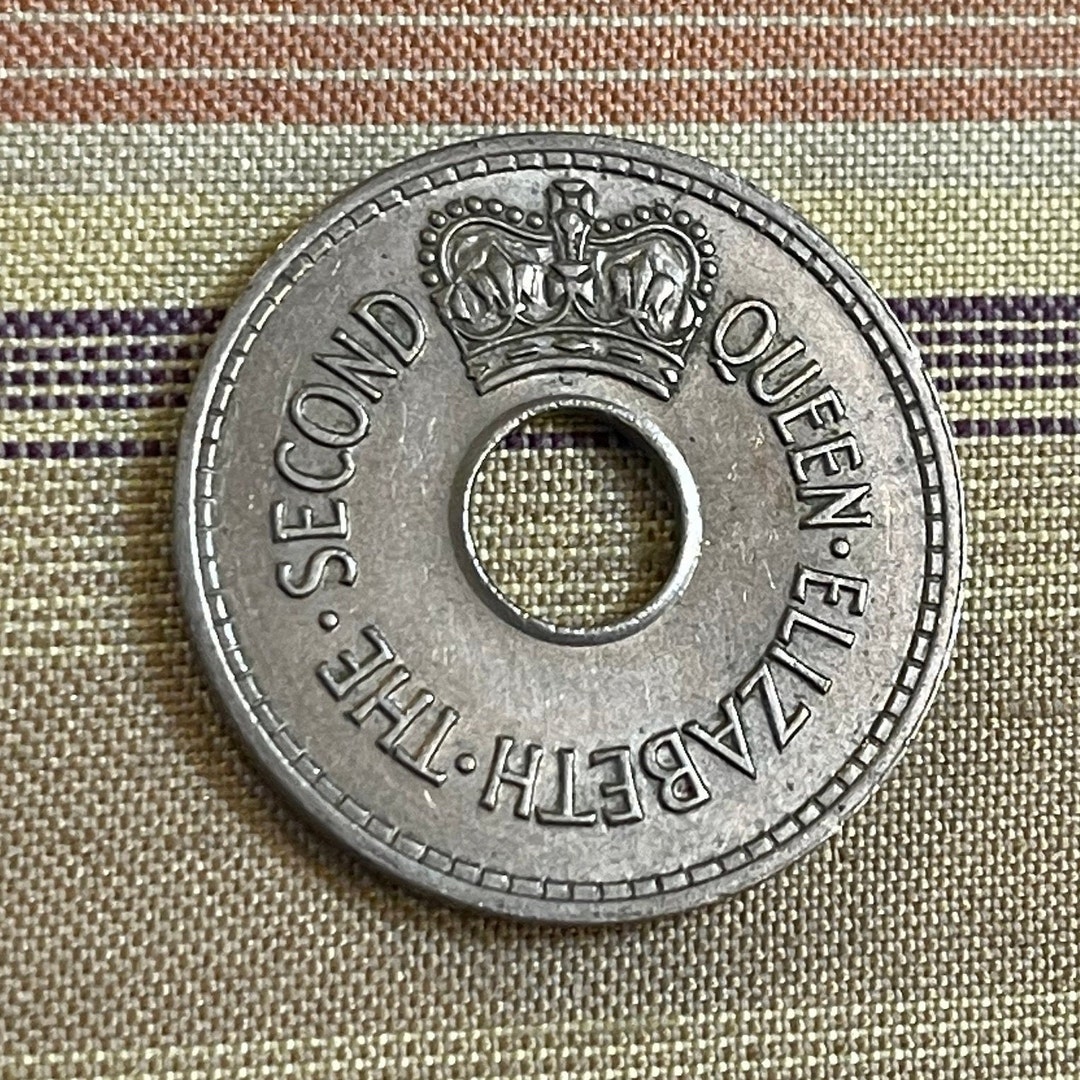 フィジーの穴あきペニーコイン：本物のクラフト用品 - Etsy 日本