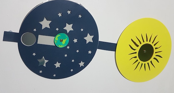 Maniacs- Learn through Play - Moon phases spinner SVG