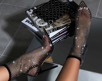 fishnet heels outfit
