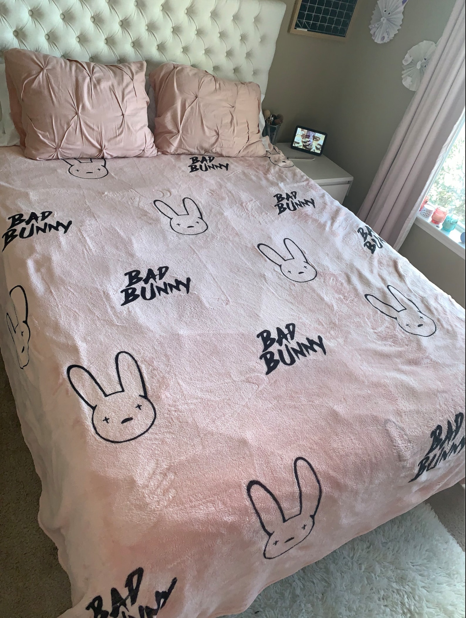 Bad Bunny Fleece Blanket/Custom Bad Bunny/El Conejo Etsy