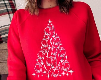 Schnauzer Christmas Tree Sweatshirt Miniature Schnauzer Gifts Mini Schnauzer Gift Giant Schnauzer Sweater Mom Dad Dog Lover Owner Standard