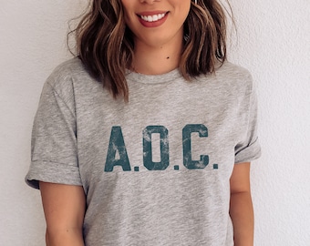 AOC Shirt Alexandria Ocasio Cortez Tshirt Feminist Gifts Political Shirt Liberal Shirt AOC Merch Girl Power Shirt Democrat Shirt Activist