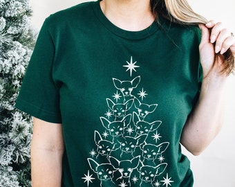 Chihuahua Christmas Shirt Chihuahua Holiday Shirt Chihuahua Clothing Chihuahua Gift Chihuahua Gifts Chihuahua Tshirts Dog Mom Shirt