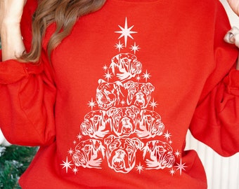 Sweat-shirt de Noël bouledogue anglais cadeau bouledogue anglais Sweat-shirt maman bouledogue anglais bouledogue anglais papa pull bouledogue amoureux