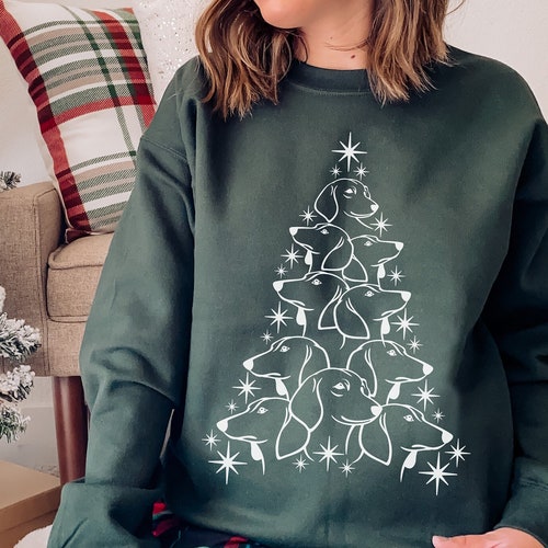 dachshund christmas sweatshirt