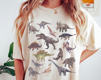 Comfort Colors Dinosaur Shirt Dinosaur Tshirt Dinosaur Gifts Dinosaur Clothing Dino Shirt Trex Shirt Paleontology Shirt T Rex Shirts