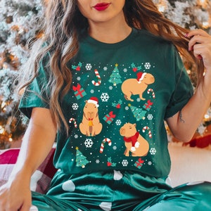 Capybara Christmas Shirt Capybara Gift Capybara Lover Gift Capybara Shirts Capybara Tshirt Capybara Gifts Capybara Tee Capybara T Shirt