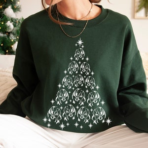 Redbone Coonhound Christmas Sweatshirt Coonhound Gifts Coonhound Mom Coonhound Dad Coonhound Lover Gift Coonhound Sweater Coonhound Crewneck