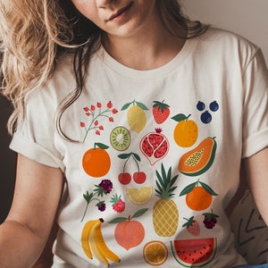 Blusas de frutas de moda best sale