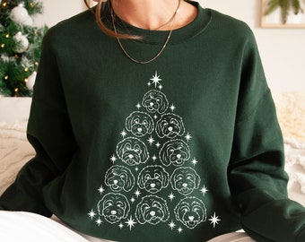 Doodle Christmas Sweatshirt Doodle Mom Shirt Doodle Dad Crewneck Doodle Mama Golden Doodle Gifts Doodle Dog Gift Doodle Lover Sweater