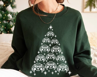 Jumping Spider Christmas Sweatshirt Pet Spider Gift Spider Gifts Spider Mom Sweater Spider Dad Shirt Entomology Crewneck Insect Shirt