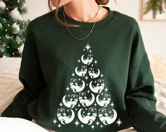 Sea Otter Christmas Sweatshirt Otter Gifts Gift for Otter Lover Otter Gift Sea Otter Shirt Sea Otter Sweater Sea Otter Crewneck