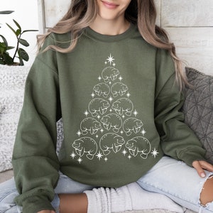 Manatee Christmas Sweatshirt Manatee Shirt Manatee Sweatshirt Manatee Sweater Manatee Gifts Manatee Gift Marine Biology Shirt Ocean Shirt