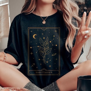 Boogschutter shirt Boogschutter cadeau Boogschutter geschenken december geboorte bloem shirt geboorte maand shirt horoscoop shirt sterrenbeeld shirt