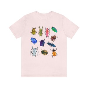Cute Beetle Shirt Insect Shirt Bug Shirt Cottagecore Clothing Cottage Core Clothes Goblincore Tshirt Biology Tee Nature Aesthetic T Shirt image 8