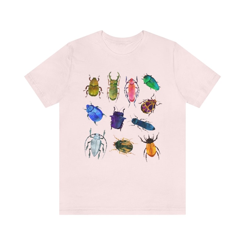 Cute Beetle Shirt Insect Shirt Bug Shirt Cottagecore Clothing Cottage Core Clothes Goblincore Tshirt Biology Tee Nature Aesthetic T Shirt image 8