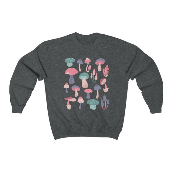 Cute Mushroom Crewneck Mushroom Clothing Nature Top