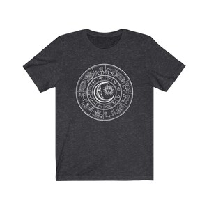 Astrology Shirt Zodiac Sun and Moon Shirt Celestial Top Horoscope Shirts Light Academia Dark Academia Clothing Indie Tee Aesthetic Clothing Dark Grey Heather