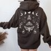 Magical Moth Hoodie Fairycore Hoodie Dark Academia Hoodie Cottagecore Clothes Cottage Core Clothing Aesthetic Hoodie Mushroom Hoodie
