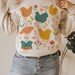 Chicken Sweatshirt Cottagecore Clothing Farm Crewneck Chicken Lover Sweater Farmcore Aesthetic Farmlife Top Cottage Core Clothes Mori Kei