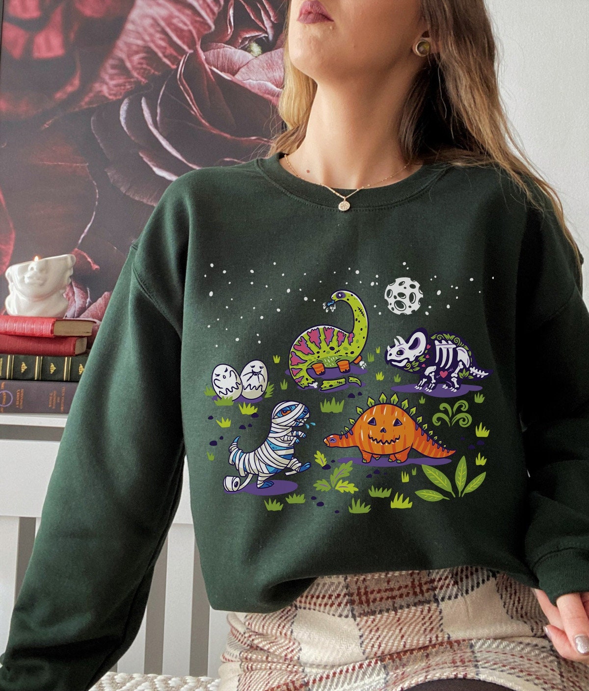 Men's Dino Sweater - Etsy