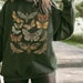 Moth Sweatshirt Goblincore Clothing Cottagecore Clothing Cottagecore Sweater Dark Academia Clothing Cottage Core Clothes Insect Sweater
