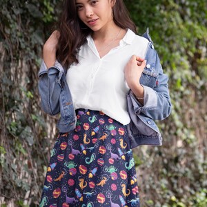 Dinosaur Skirt - Stegosaurus Print
