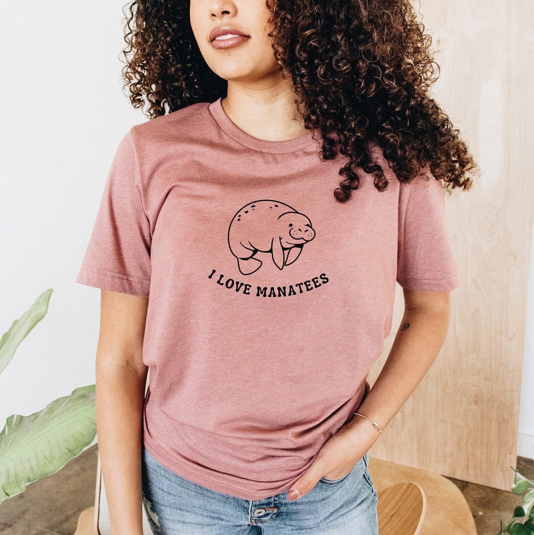 I Love Manatees Shirt Manatee Tshirt Manatee T Shirt Manatee Tee