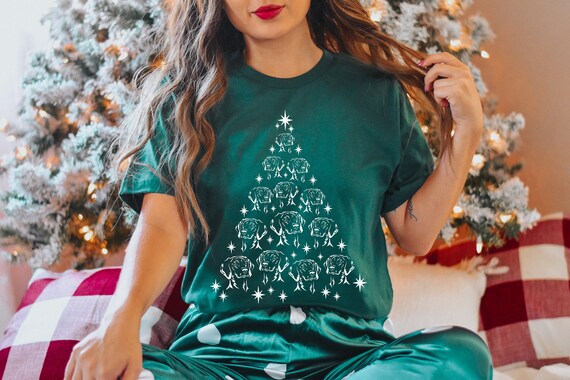 Vizsla Christmas Lights Mom Dad Dog Gift T-Shirt Vizsla Christmas Lights Mom Dad Dog Gift T-Shirt