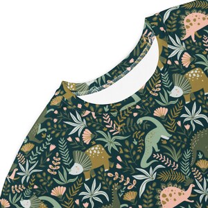 Boho Dinosaur T-shirt dress