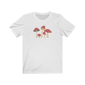 Toadstool Shirt Cottagecore Clothing Mushroom Tshirt Mushroom - Etsy