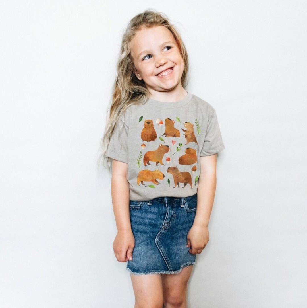 Sweat à Capuche Avec Motif Capybara Drôle - Pour Enfants Et Adultes, 100% Coton