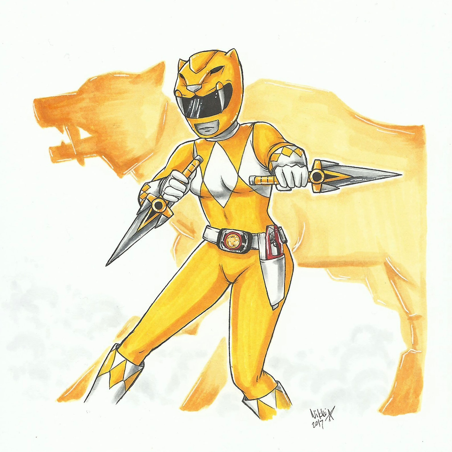 Go Go Rangers Print Set - Etsy