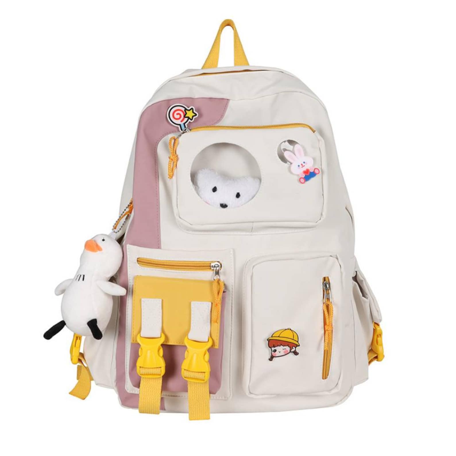 kawaii clear backpack