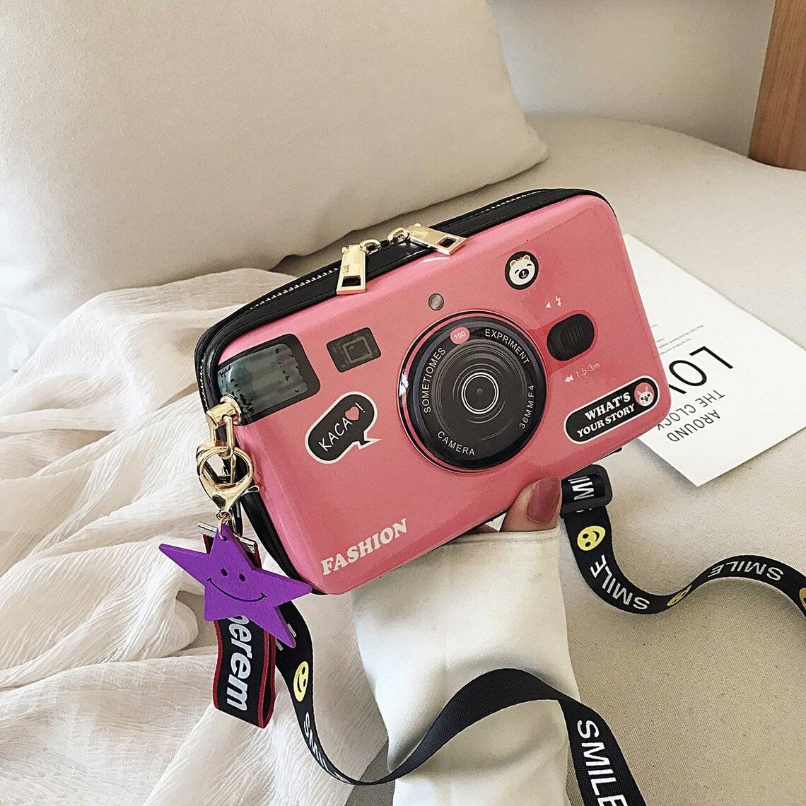 Cute Camera Shape Handbag Camera Case PurseKawaii Funny Cool Etsy