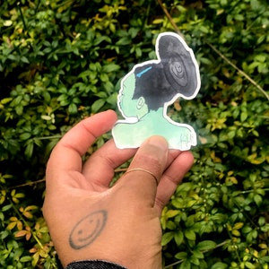 Mangbetu Black Woman of Central Africa Transparent Sticker