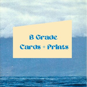 B Grades of Greeting Cards + Prints