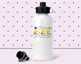 Personalised Metal Water Bottle. Back To School.