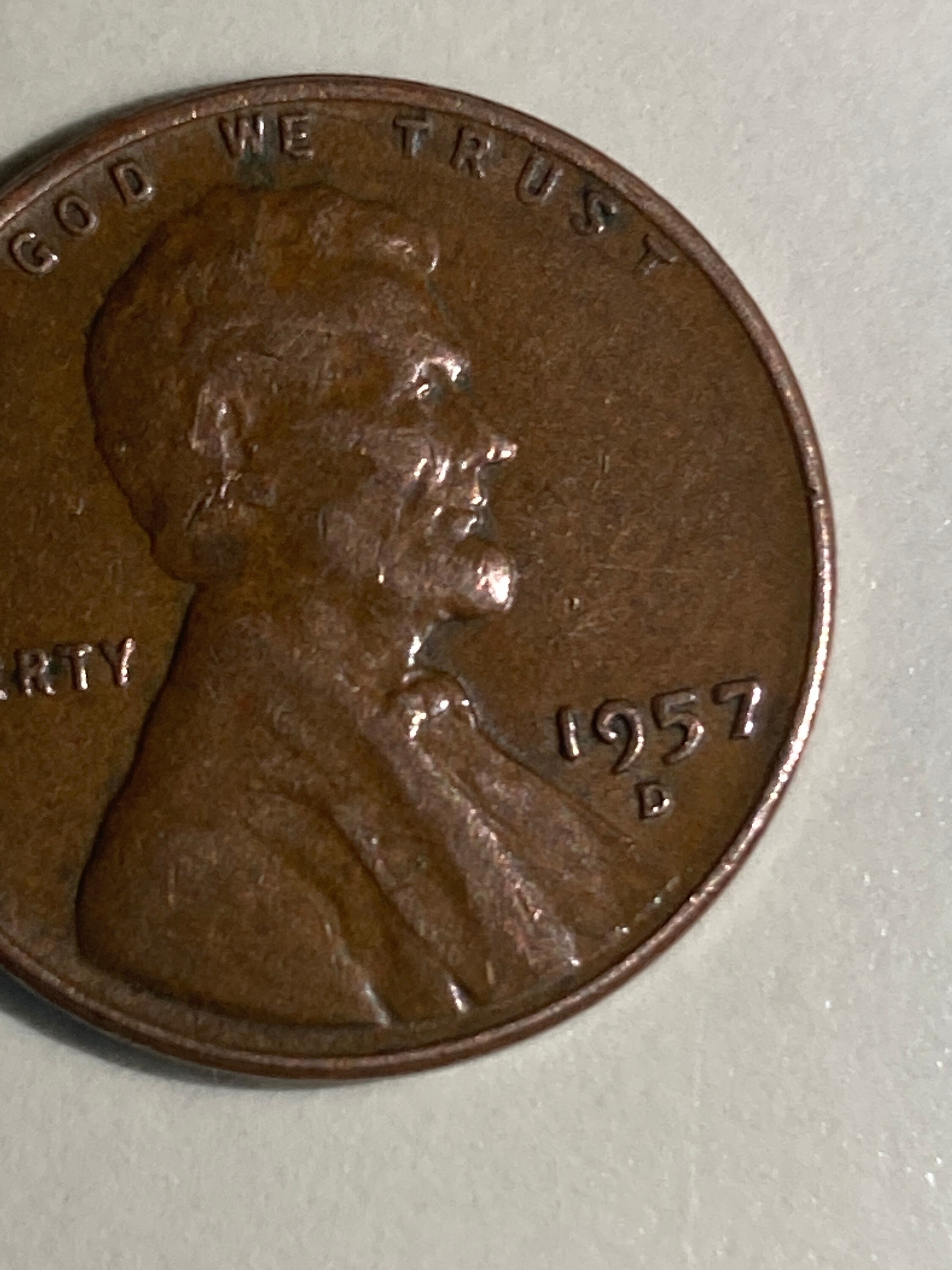 Wheat Penny 1957 D Value - wcmf3td