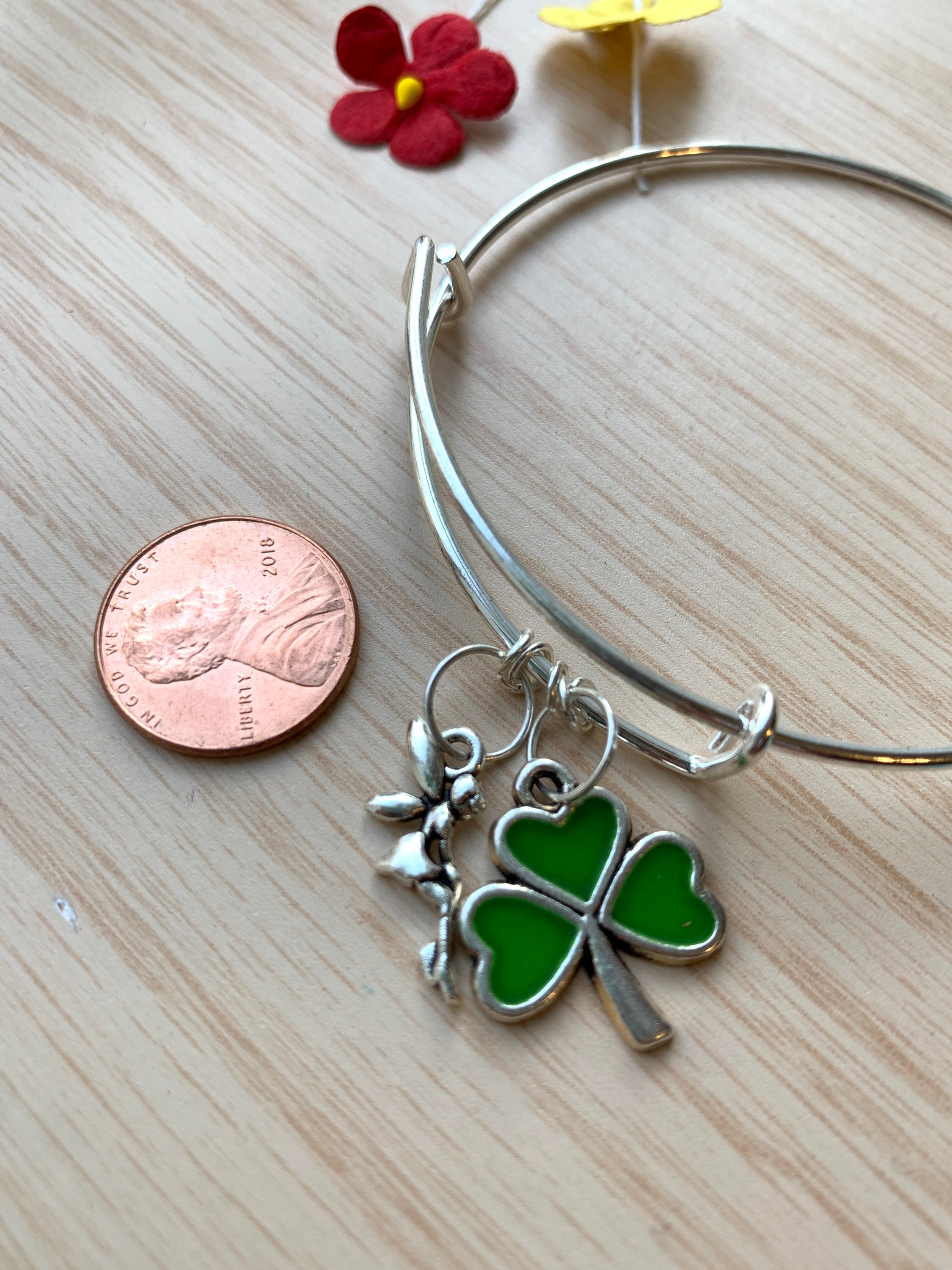 Luck of the Irish Charm Bracelet Etsy