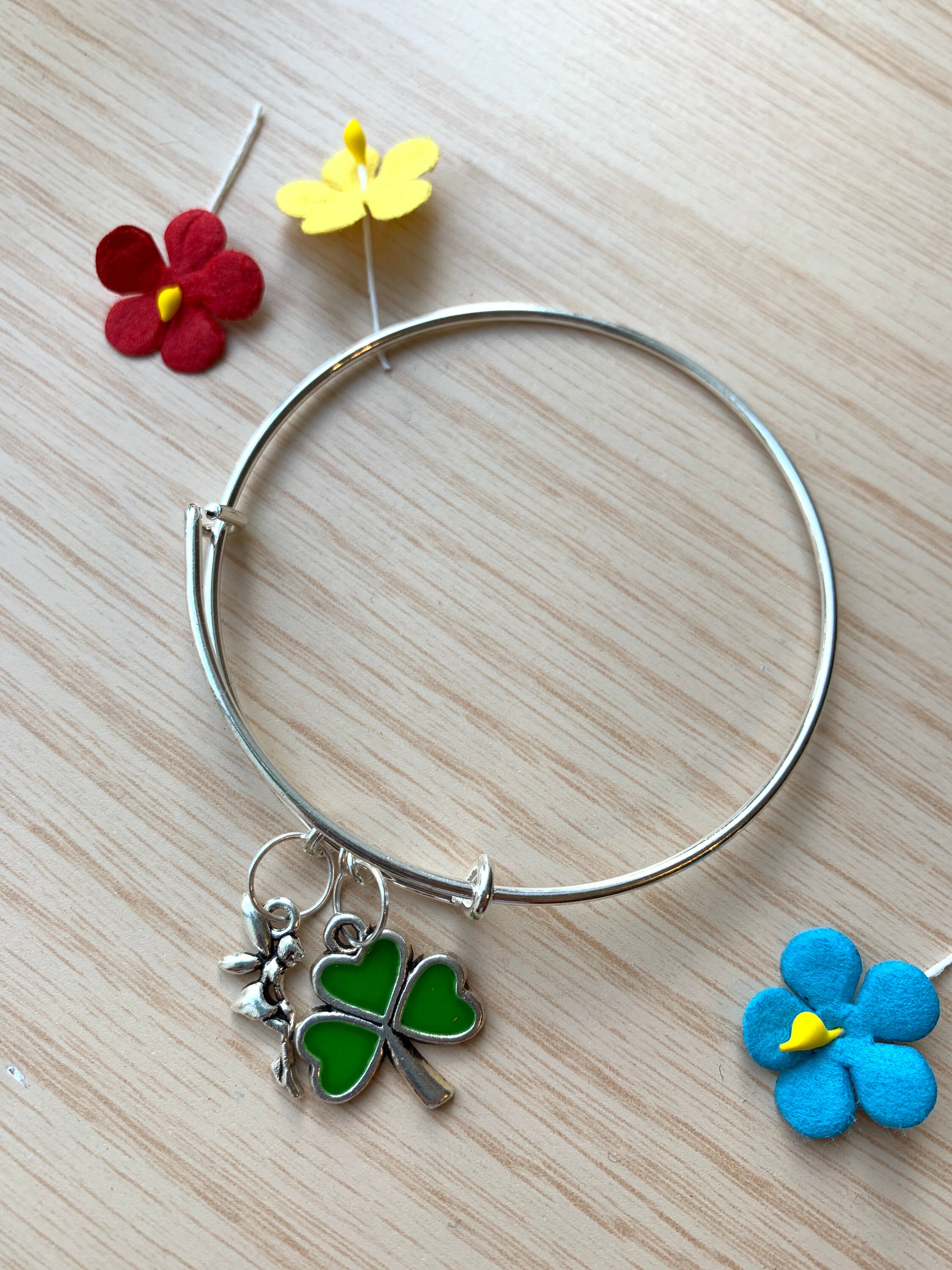 Luck of the Irish Charm Bracelet Etsy