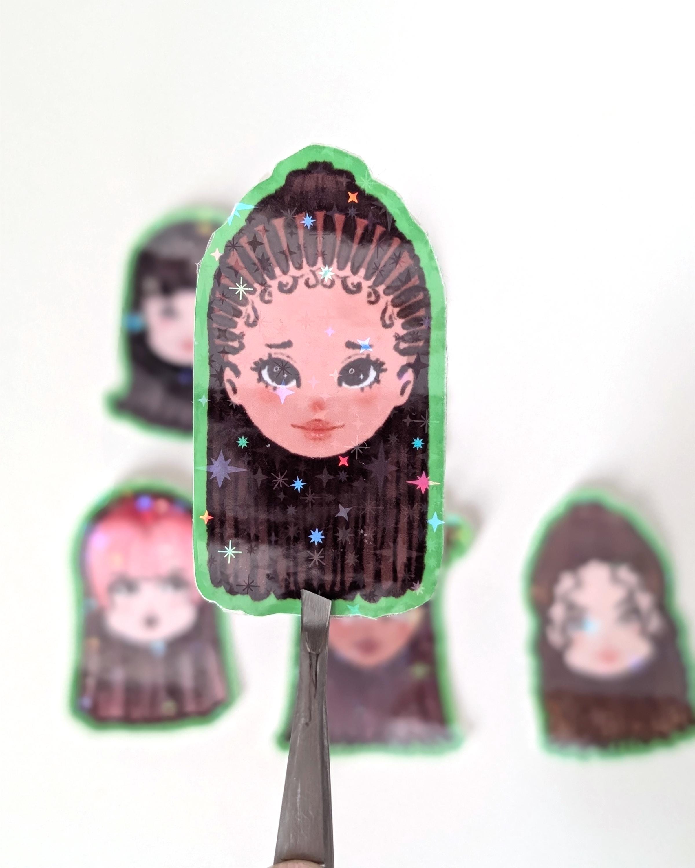 Knarly Sticker Katseye Gnarly Sticker Set | Katseye Fan Die Cut Stickers | Holographic ...