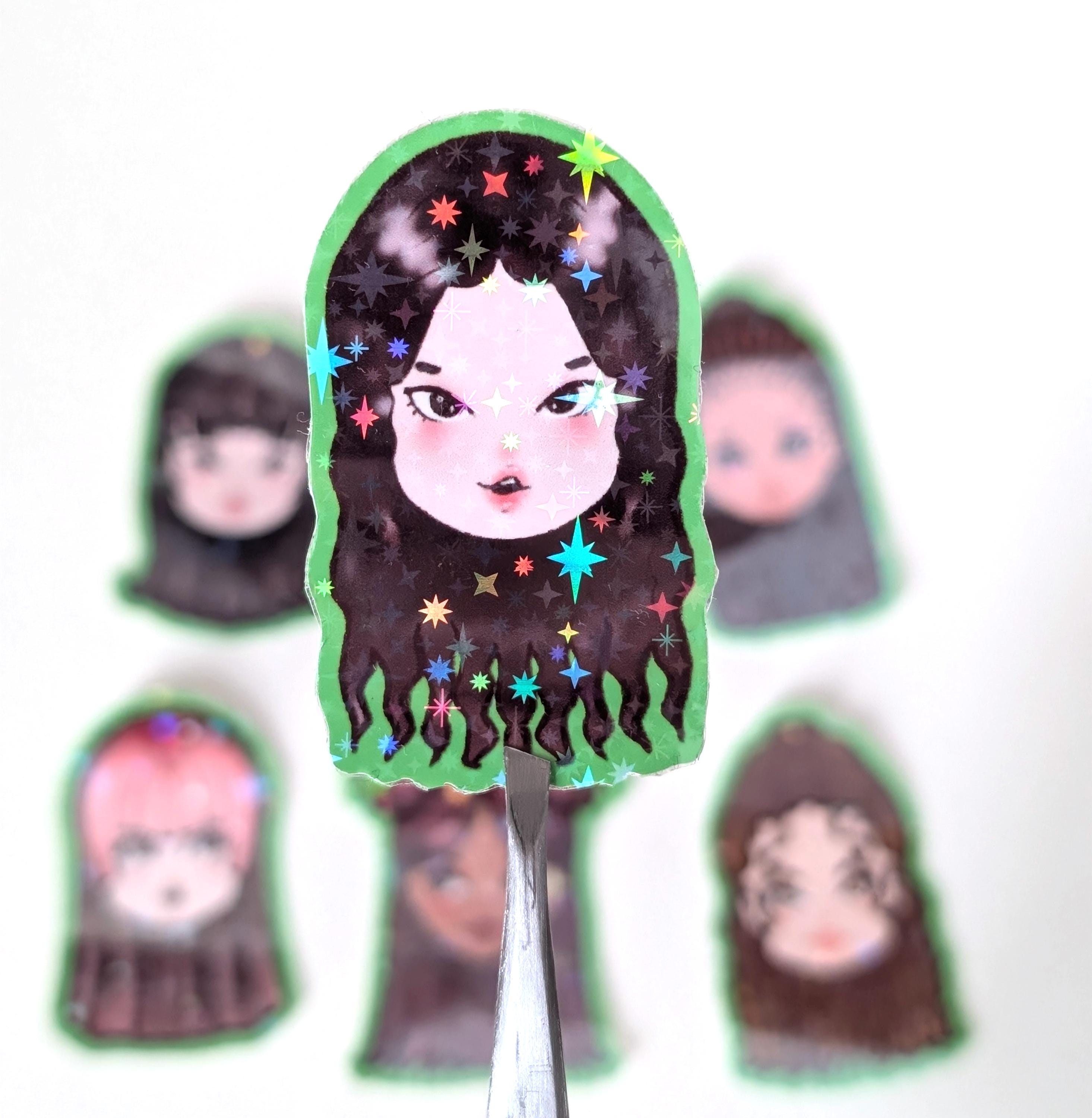 Knarly Sticker Katseye Gnarly Sticker Set | Katseye Fan Die Cut Stickers | Holographic ...