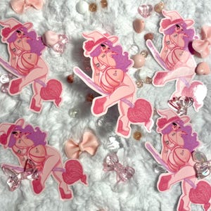 Love Witch, Pin Up Girl Sticker (1 sticker)